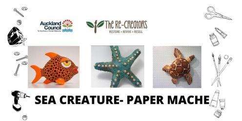 Sea Creature Paper Sculpture, Te Atatu Peninsula Community Centre, Monday 24 January, 2pm - 3pm