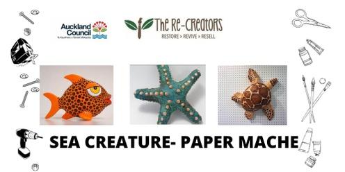 Sea Creature Paper Sculpture, Te Atatu Peninsula Community Centre, Monday 24 January, 1pm - 2pm