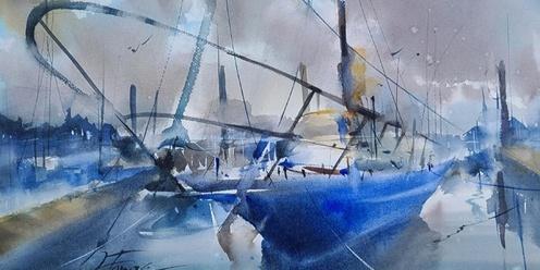 Seascapes in Watercolor Workshop with Lyudmila Tomova Clark