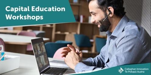 Capital Education, Online Workshop - Thursday, 30 November 2023